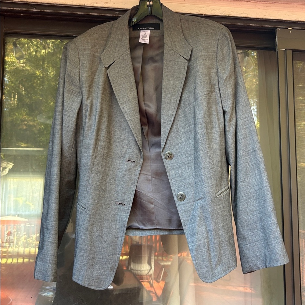 Jones New York Charcoal Blazer